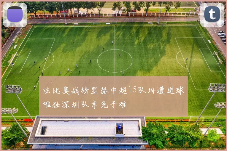 法比奥战绩显赫中超15队均遭进球唯独深圳队幸免于难